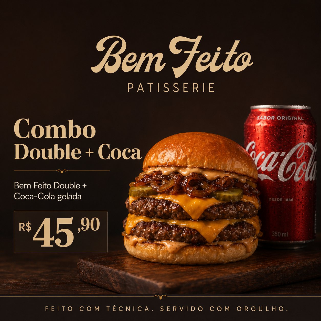 Combo Double + Suco
