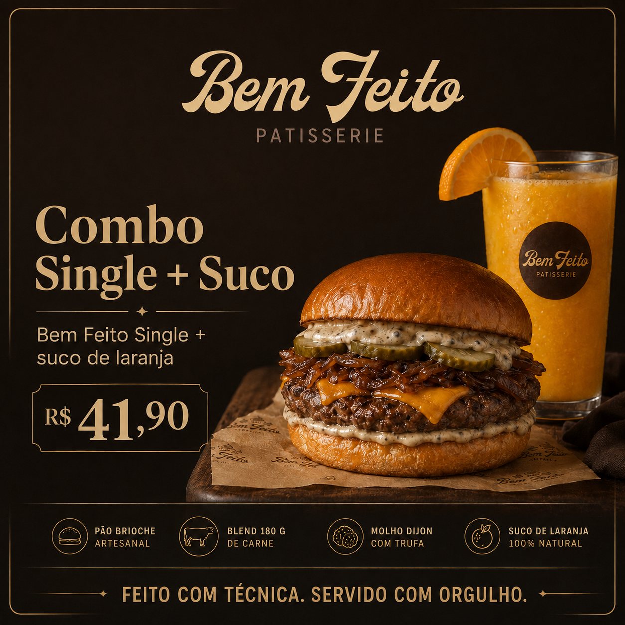 Combo Single + Suco